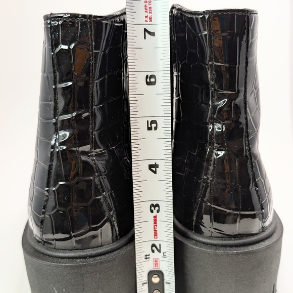 Steve Madden Keeghan combat black boots size 11 - Picture 6 of 13